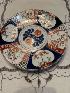 希少特大皿 古伊万里色絵図大皿 直径約47cm 飾り皿 - メルカリ