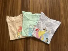 ディズニープリンセス Tシャツ 3枚セット　110