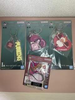 一番くじワンピース　メモリーオブヒロインズ　H賞1種　I賞3種　4個セット