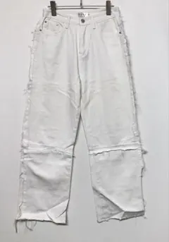 jaded london 白デニム white denim w26 - メルカリ