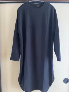 しまむら　黒　ワンピース　チュニック