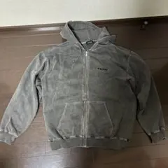 XLARGE グレー ジップパーカー