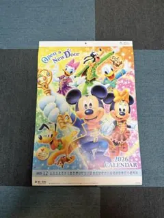 ミッキーマウス 2026年壁掛けカレンダー ディズニー 第一生命 新品未開封