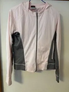 ナイキDRI-FIT パーカー M ピンク/グレー