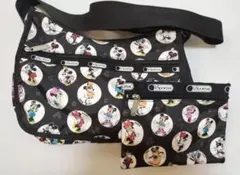 LeSportsac レスポートサック ミニー ショルダーバッグ ディズニー