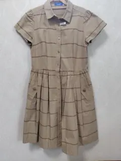 BLUE LABEL CRESTBRIDGE 半袖ひざ丈ワンピース