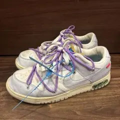 ナイキ×オフホワイト DUNK LOW 1 OF 50 47 ダンク