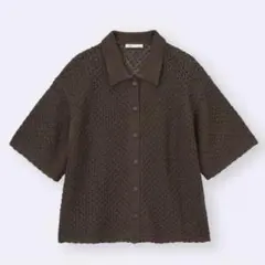 GU スカシアミニットシャツ　5分袖　新品　タグ付き