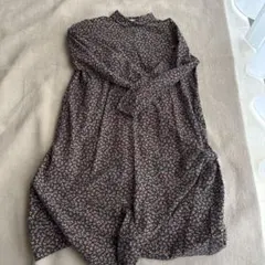 Samansa Mos2 花柄長袖シャツワンピース