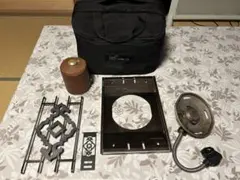 Alpaca 灯油ストーブ タンク2個 五徳 反射板カスタム ケース付き 