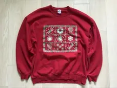90s ジャージーズ JERZEES スウェット USA製 クリスマス