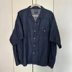 Wrangler ラングラー デニムシャツ オープンカラーシャツ インディゴ