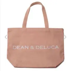 新品★DEAN&DELUCA ディーンアンドデルーカトートバッグ コーラル L
