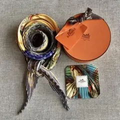 美品 HERMÈS エルメス プリーツスカーフ カレ90 キレカジ コンサバ
