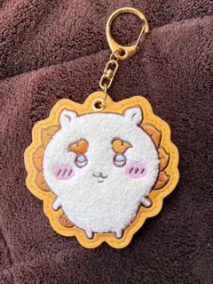 ちいかわ　もこもこサガラ刺繍キーホルダー　シーサー