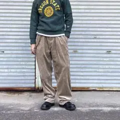 POLO CLUB ツータック ワイド コーデュロイパンツ