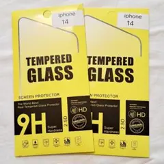 ★ 2枚 iPhone14 液晶 ガラス スマホ フィルム 保護 シート