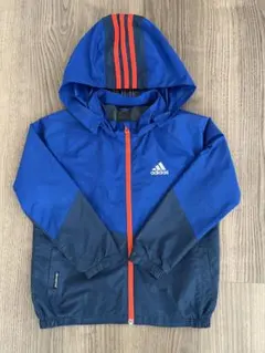 adidas ウインドブレーカー 120cm フード取り外し可 ジップアップのサムネイル