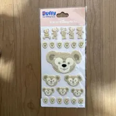 ディズニー　ダッフィー　シール　ふわふわ