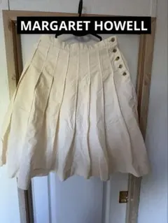 MARGARETHOWELLマーガレットハウエル プリーツ スカート 3のサムネイル