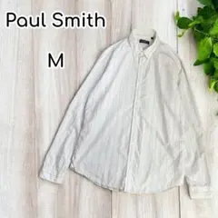 PaulSmith レギュラーカラーストライプシャツ　長袖　コットン100%