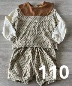 moimoln オーツ五分丈セットアップ　110サイズ