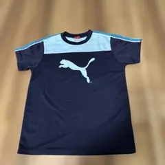 PUMA Tシャツ ネイビー/ライトブルー 150