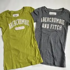 ⭐️Abercrombie&Fitch レディースTシャツ2枚セット⭐️ サイズXS