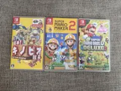 Nintendo Switch 人気マリオソフト3本セット※動作確認済み Nintendo Switch マリオソフト3本セット - メルカリ