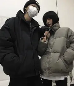 c.u.l オーバーサイズ ハイネック ボリューム モンスター ダウンジャケット