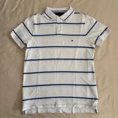 TOMMY HILFIGER ストライプ ポロシャツ S