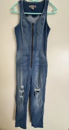 GUESS デニムジャンプスーツ　サイズO セクシーのサムネイル