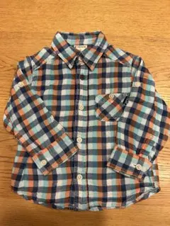 ミキハウス　PICNIC チェック柄シャツ 90サイズ