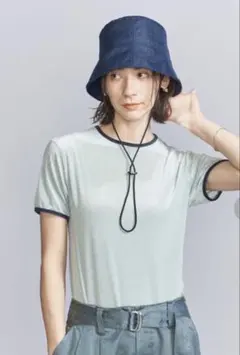 BEAUTY&YOUTH UNITED ARROWSシアーベロアリンガーTシャツ