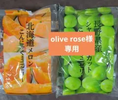 olive rose様専用こんにゃくミニゼリー　メロン・シャインマスカット　各1