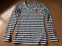 PEARLY GATES ストライプ長袖シャツ　ゴルフインナーシャツ　レディース