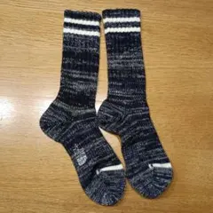 THE NORTH FACE 　厚手　ソックス ネイビー　23cm～