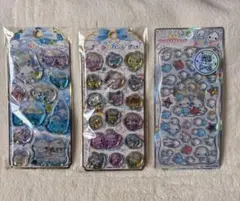 【正規品】ぷくぷくあわわちゃん　シール 3枚セット