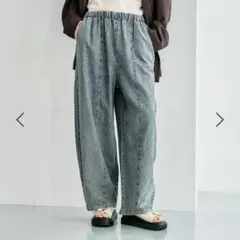 にゅー様専用イージーコクーンデニムパンツ　LEPSIMのサムネイル