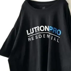 LUTRON PRO RESIDENTIAL Tシャツ XL ブラック 黒 古着のサムネイル