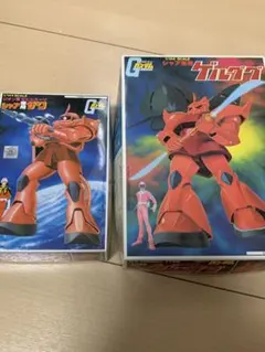 希少】1/144 シャア専用ゲルググ ガンプラ 旧キット(バンザイマーク