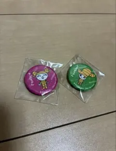 サンちゃん・シーちゃん 缶バッジ - メルカリ
