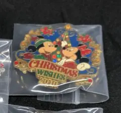 中古【Disneyピンバッジ】クリスマスウィッシュ 2010 ピンバッジ