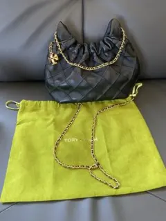 TORY BURCH フレミング ソフト ミニ ホーボーバッグ