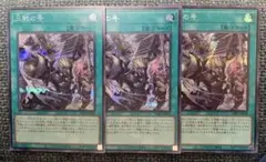 遊戯王　三戦の号　シークレット　新規イラスト　3枚セット　白の物語