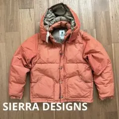 【寒波sale】SIERRA DESIGNS オレンジ ダウンジャケット