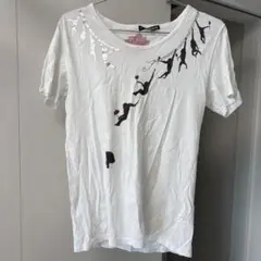 FRAPBOIS フラボア サル柄 プリント Tシャツ ホワイトのサムネイル