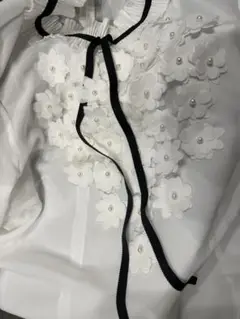 ソブ フラワーブラウス翌日発送