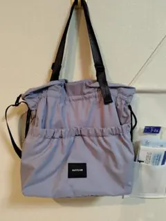 BAYFLOW　3WAY撥水アジャスタートートバッグ ブルーグレー
