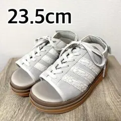 23.5 新品 アディダス ガゼルボールド サンダル IH6632 ベージュ